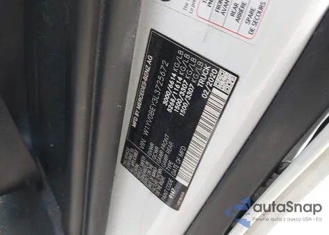 2020 Mercedes-Benz Metris из США, поврежденный, VIN W1YV0BEY3L3725672